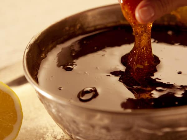 depilación con caramelo