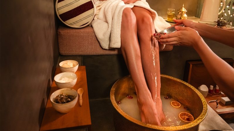 foot beauty treatment