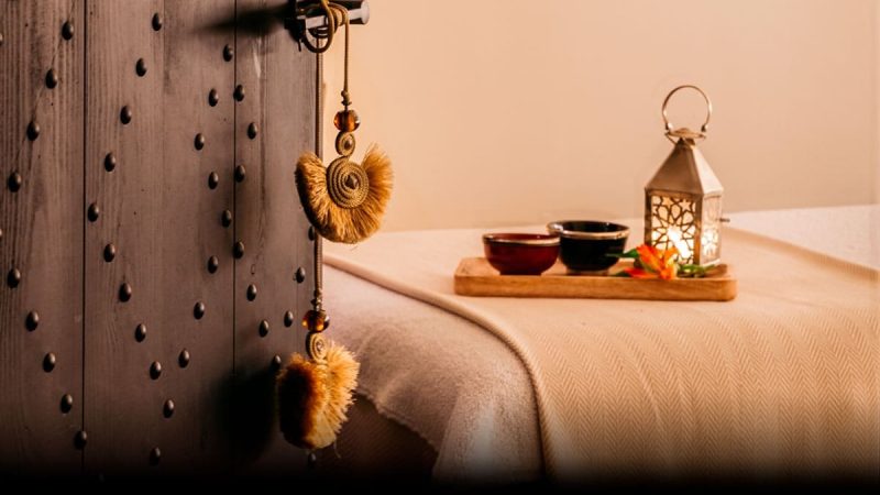Espace pour massages au Spa Hammam Rituels d'Orient Barcelone